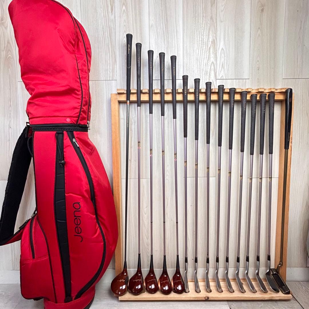 【レディース】ホンマ M-43 レディースゴルフセット L ピンクモグラ