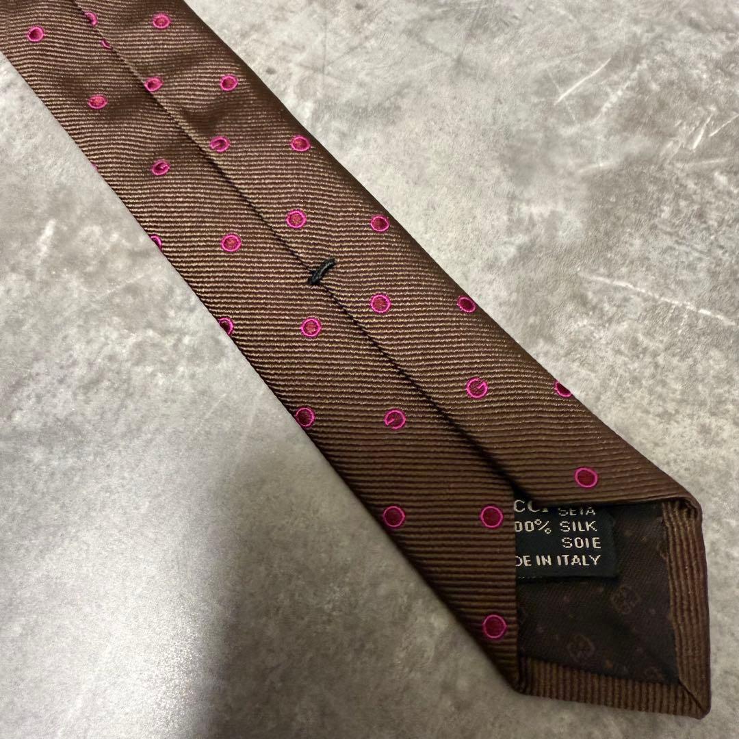 【✨極美品✨】GUCCI グッチ ネクタイ ドット柄 G柄 ハイブランド シルク