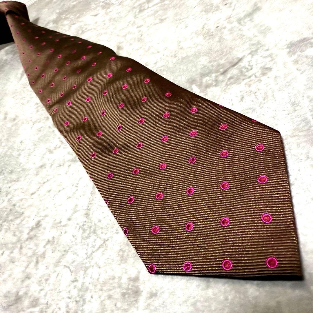 【✨極美品✨】GUCCI グッチ ネクタイ ドット柄 G柄 ハイブランド シルク