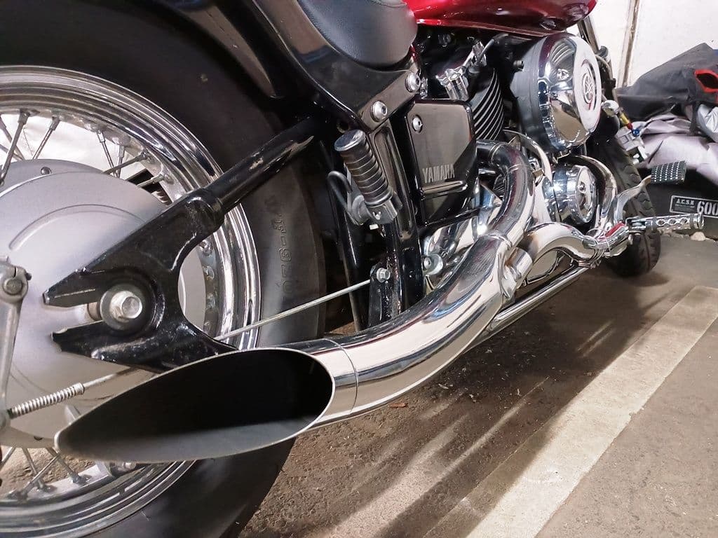 ドラッグスター400／イージーライダース社製 ビッグウェーブマフラー