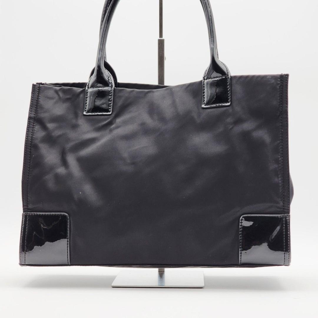 TORY BURCH トリーバーチ トートバッグ ロゴ エナメル ナイロン