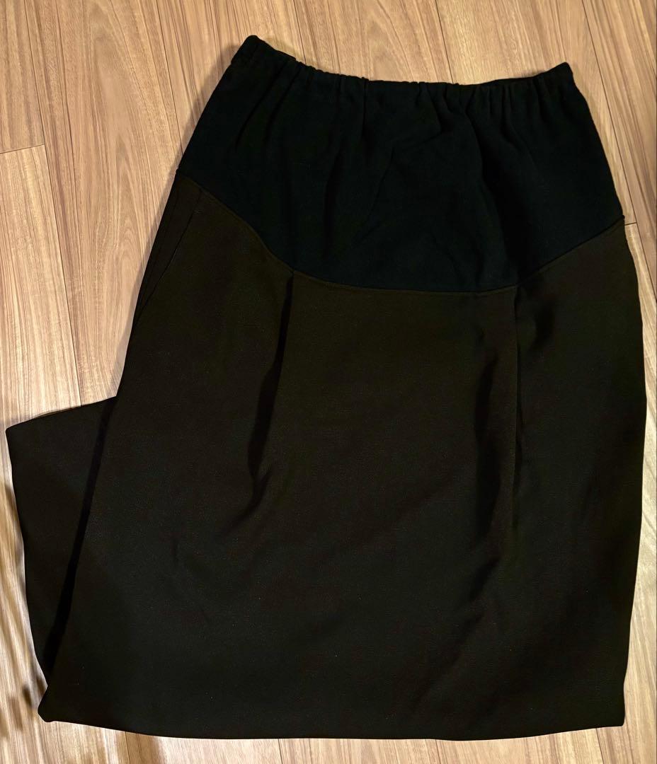 anuke Tuck Maxi Skirt 美品　マタニティスカート