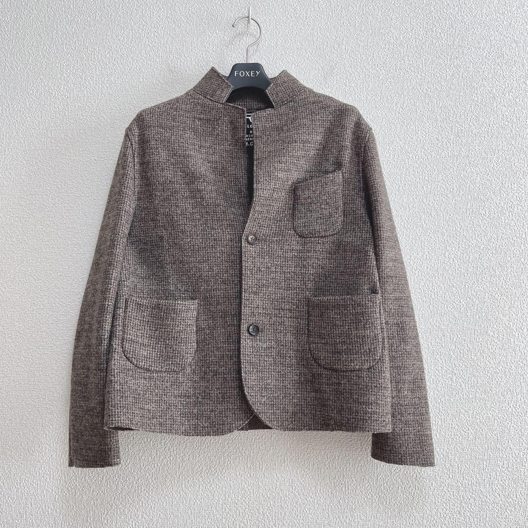 オールドマンズテーラー ウールフェルトジャケットL ブラウン