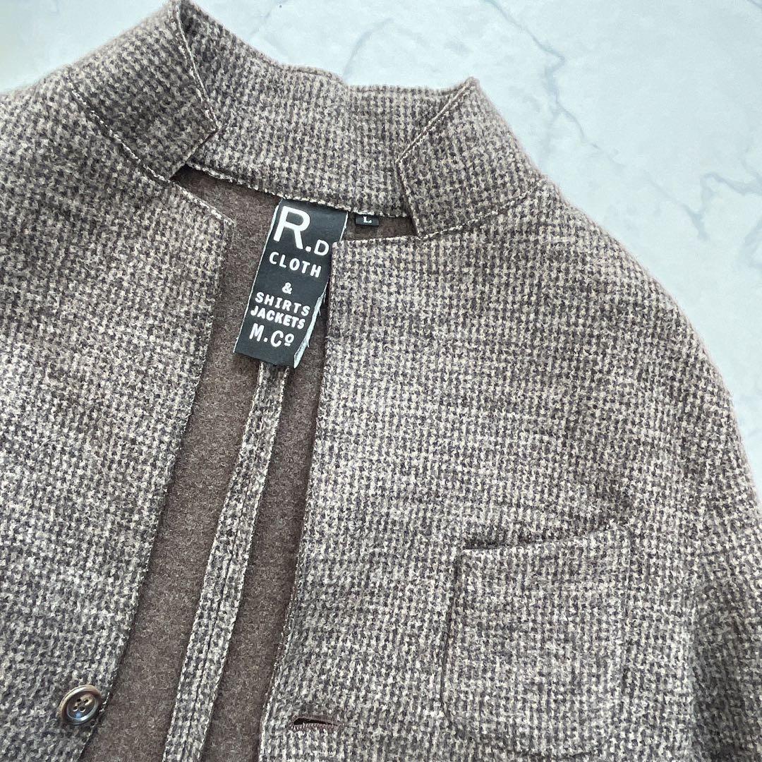 オールドマンズテーラー ウールフェルトジャケットL ブラウン