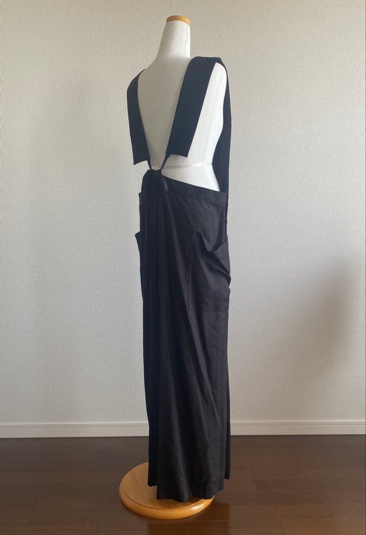 ポルテデブトンPorter des boutonsリネンサロペットオールインワン