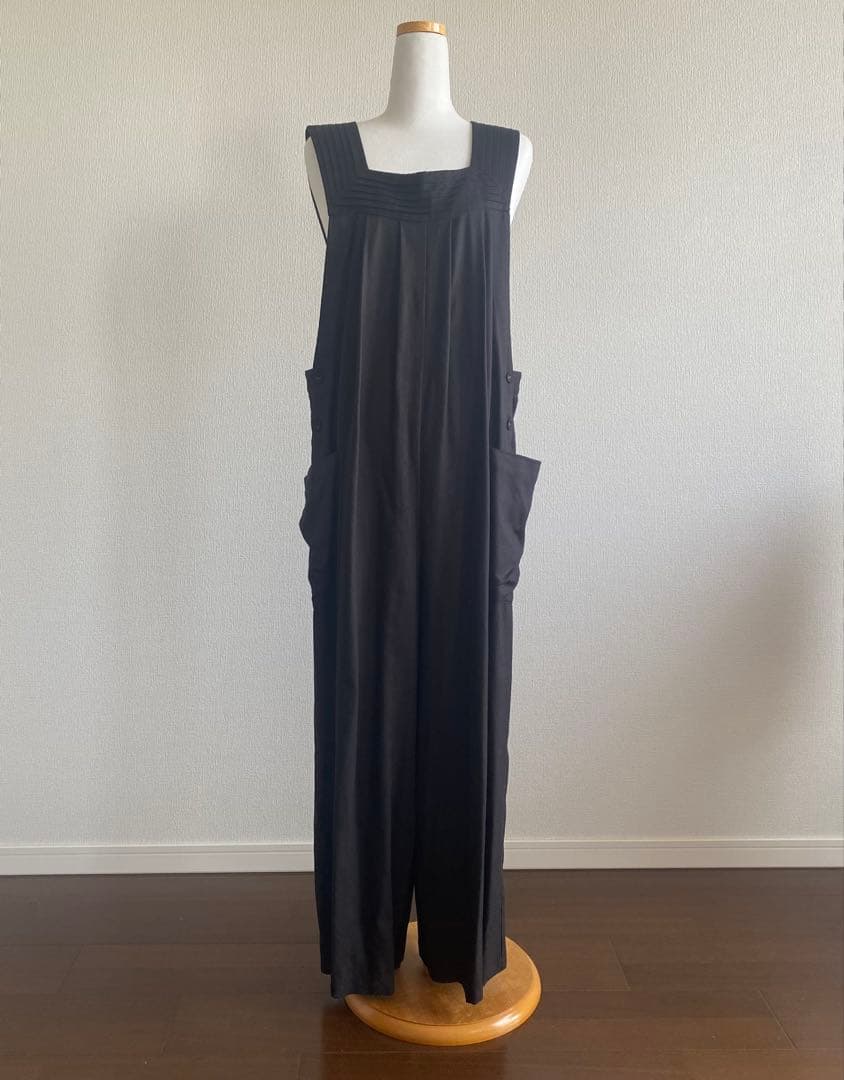 ポルテデブトンPorter des boutonsリネンサロペットオールインワン