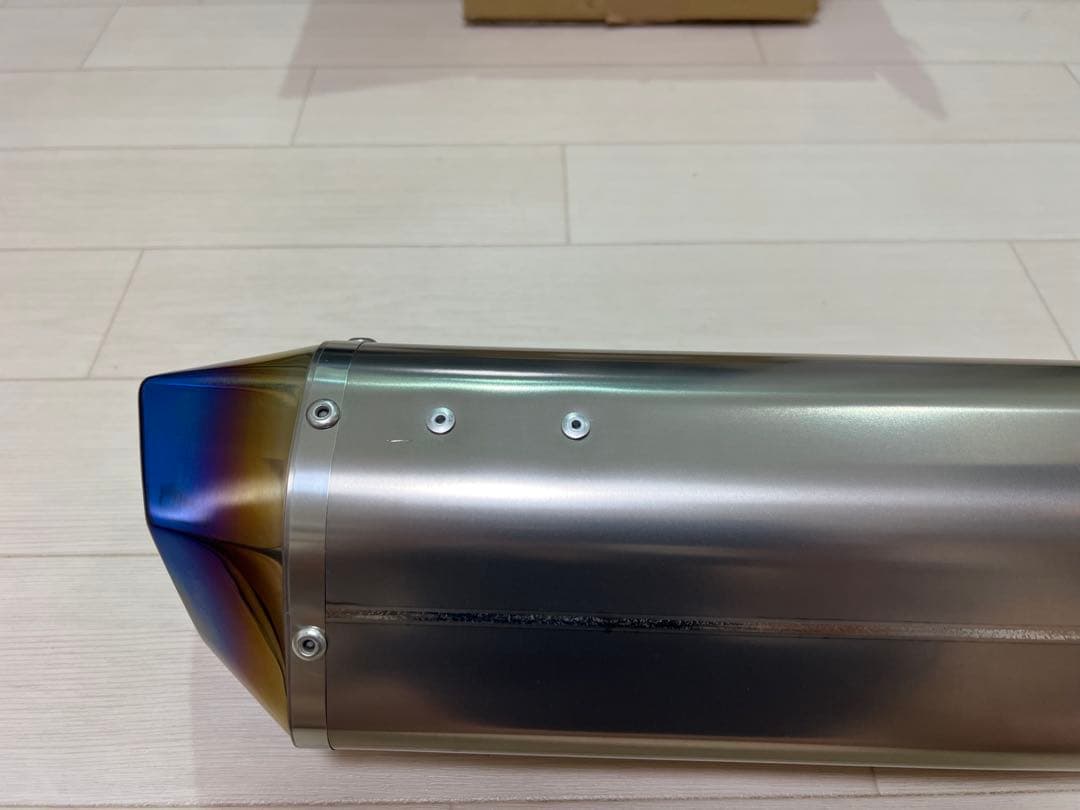 BEET:ビートR-Evo TypeII 汎用 左サイレンサー400クリアチタン