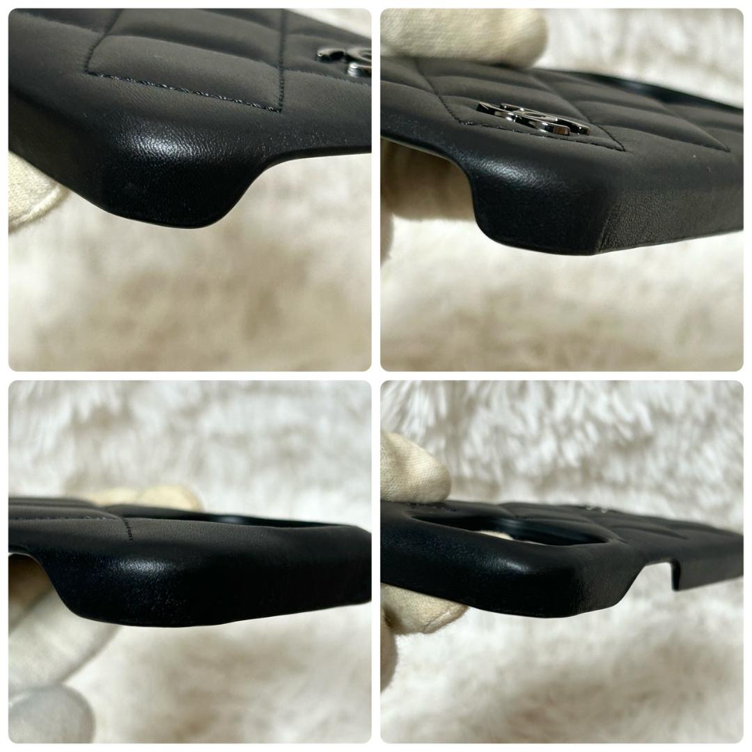 【美品】CHANEL シャネル　iPhone15pro スマホケース　マトラッセ