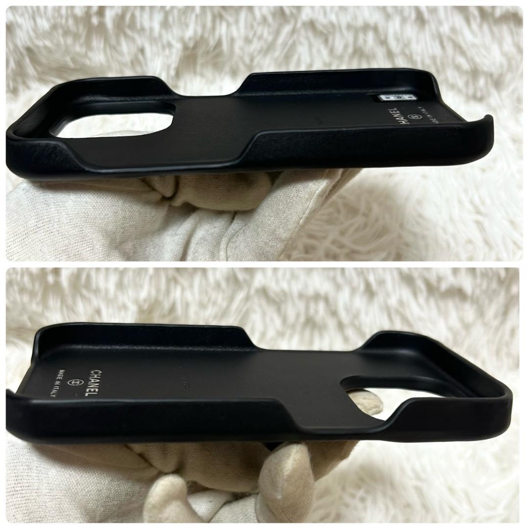 【美品】CHANEL シャネル　iPhone15pro スマホケース　マトラッセ