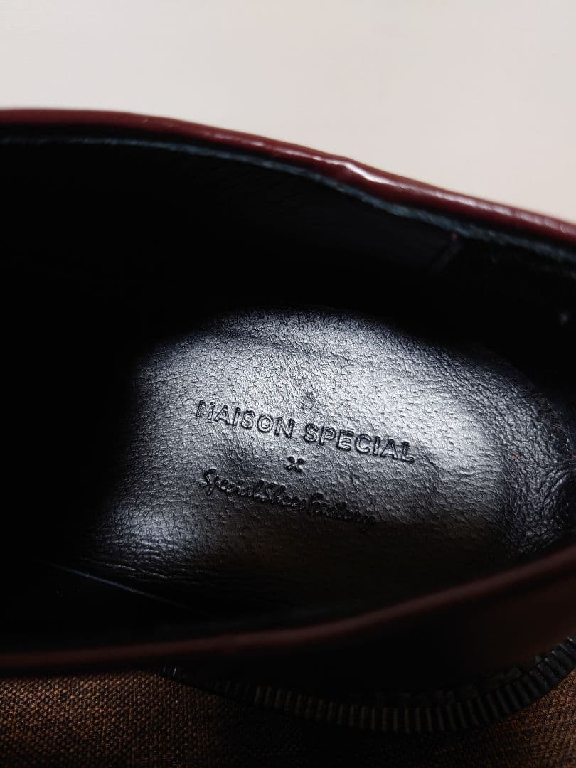 MAISON SPECIAL 東京産ビブラムタンクソール チロリアンブーツ