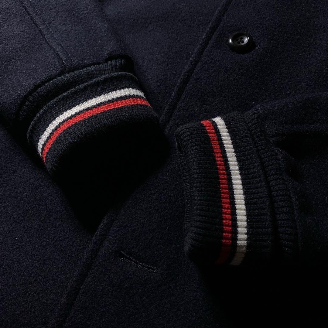 フレッドペリー ドンキーコート メルトン ウール ジャケット ネイビー M