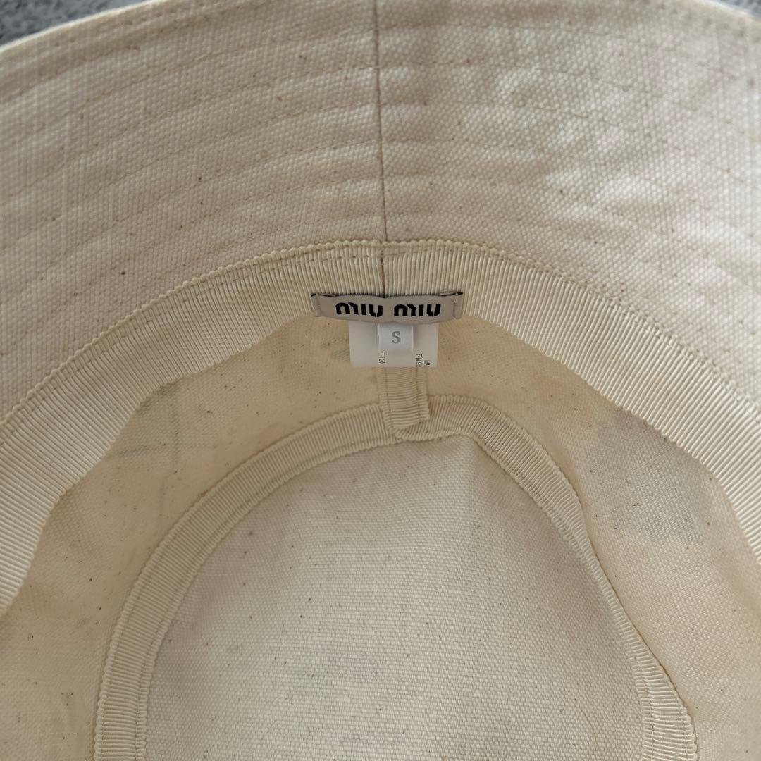 miu miu 花柄 バケットハット S