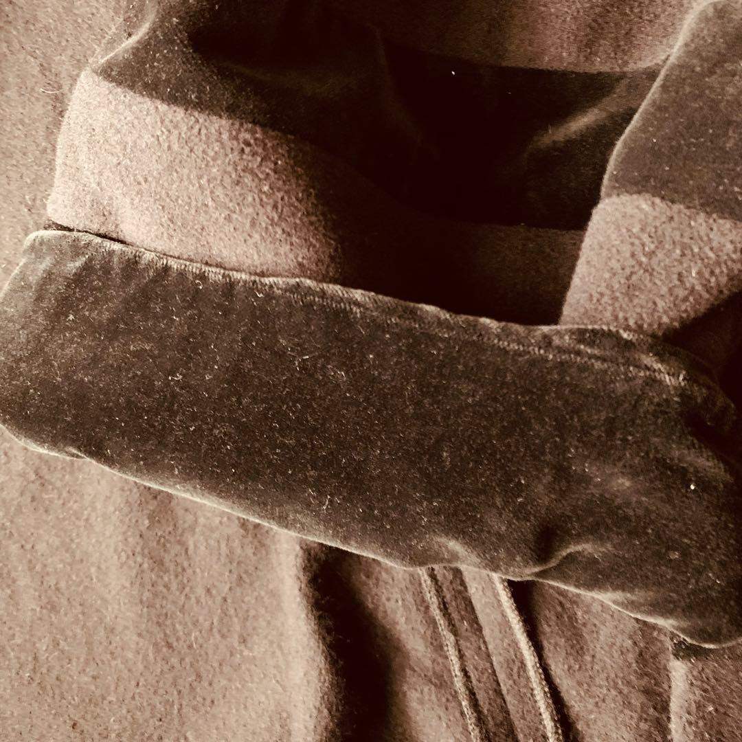 【希少レア】FENDI プルオーバー　ビックフード　コート　黒　カシミヤ