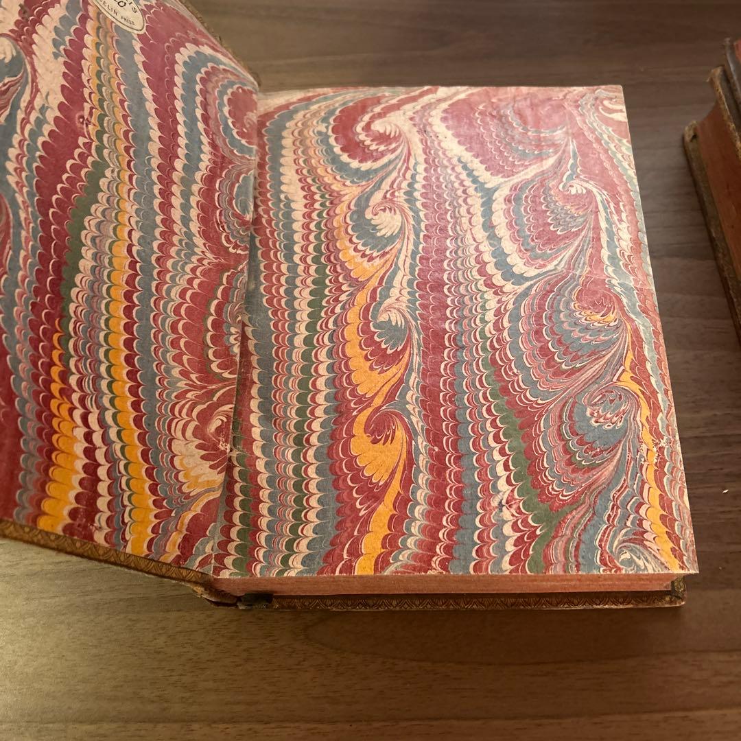 フランス洋書　古書　アンティーク　4冊セット　1800年ごろ