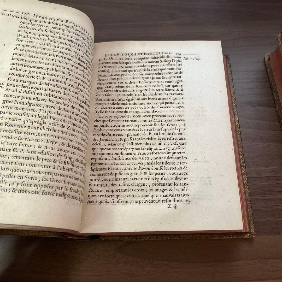 フランス洋書　古書　アンティーク　4冊セット　1800年ごろ