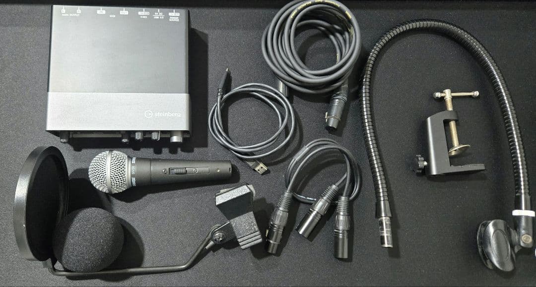 【配信用セット】STEINBERG UR22C ＆ Shure SM58 等々