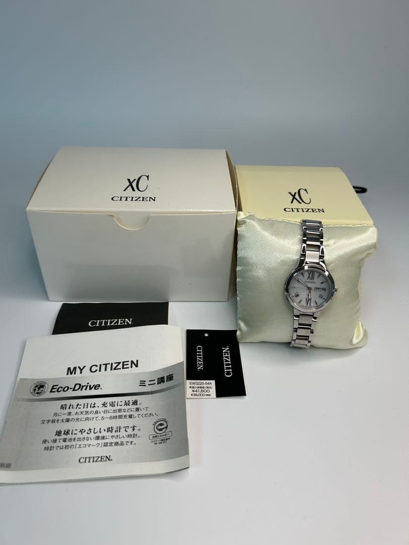 【美品】稼働品 CITIZEN XC エコドライブ レディース時計 EW3220