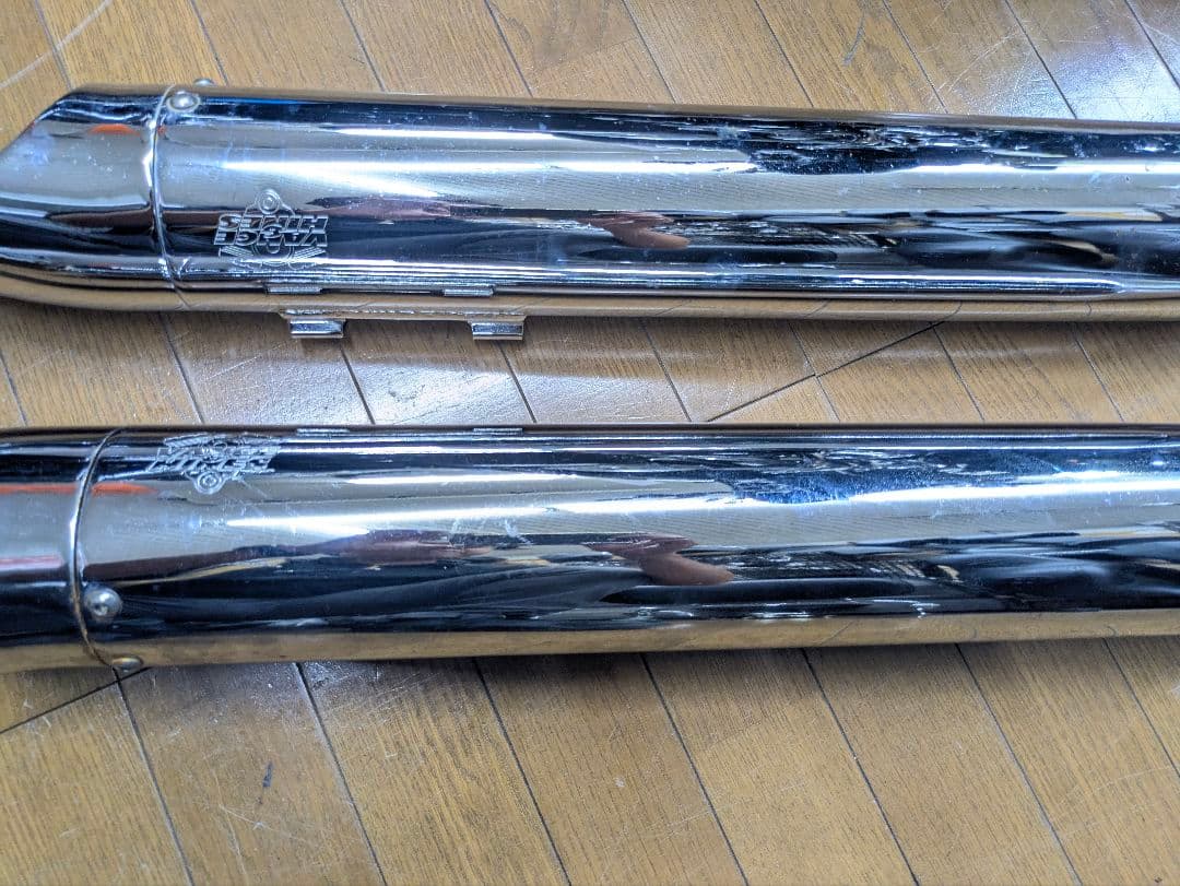 バンス＆ハインズ　ターンダウンスリップオンマフラー　4インチ口径　ツアラー用