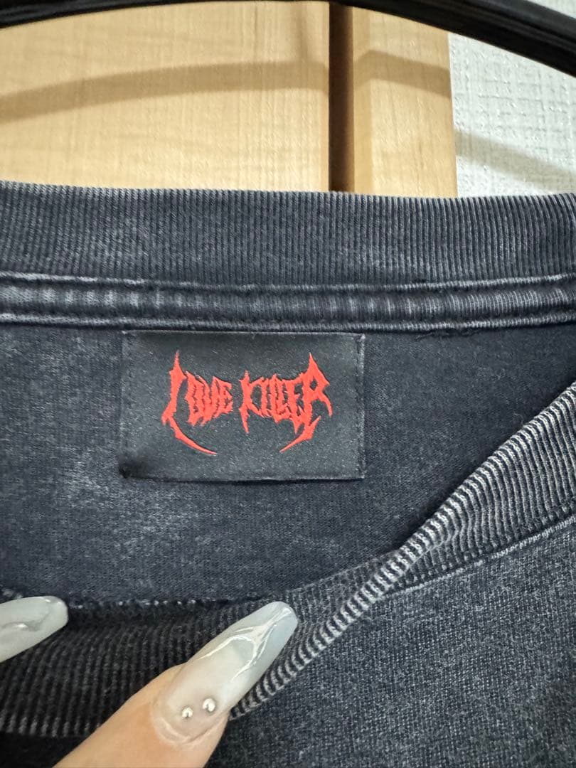 LOVEKILLER Killer heart barbed wire ロンT