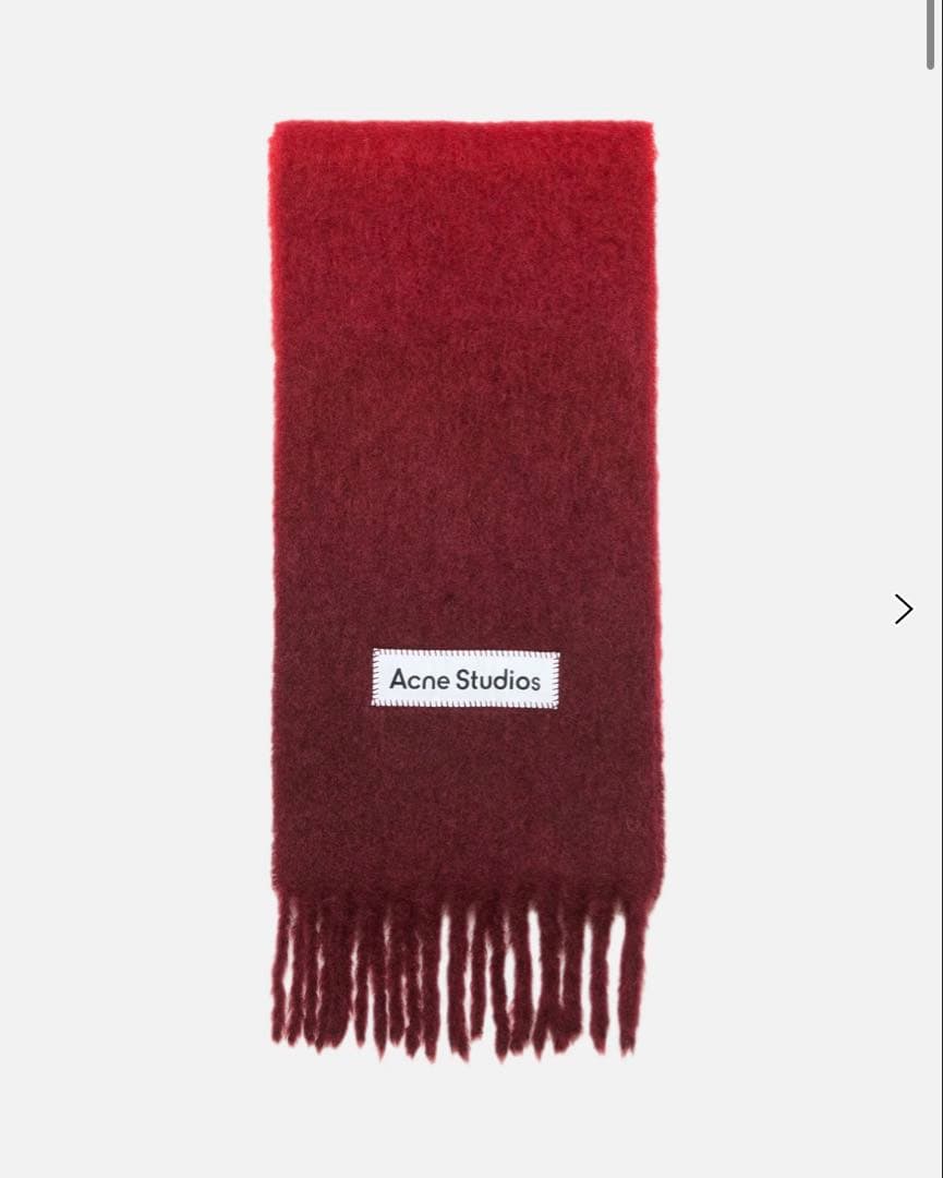 Acne Studios 赤 マフラー ストール