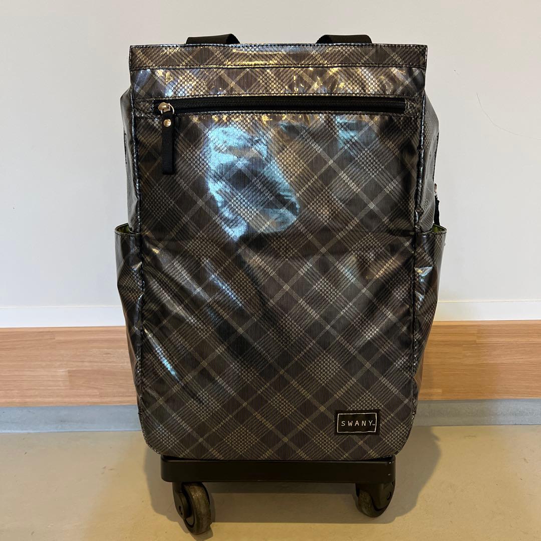 SWANY チェック柄キャリーケース