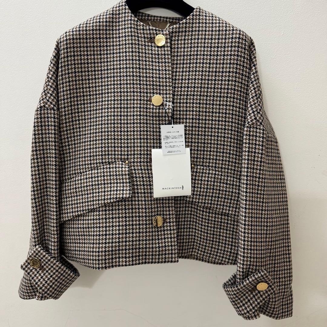 【新品未使用】マッキントッシュ HUMBIE ノーカラージャケットS〜Mサイズ