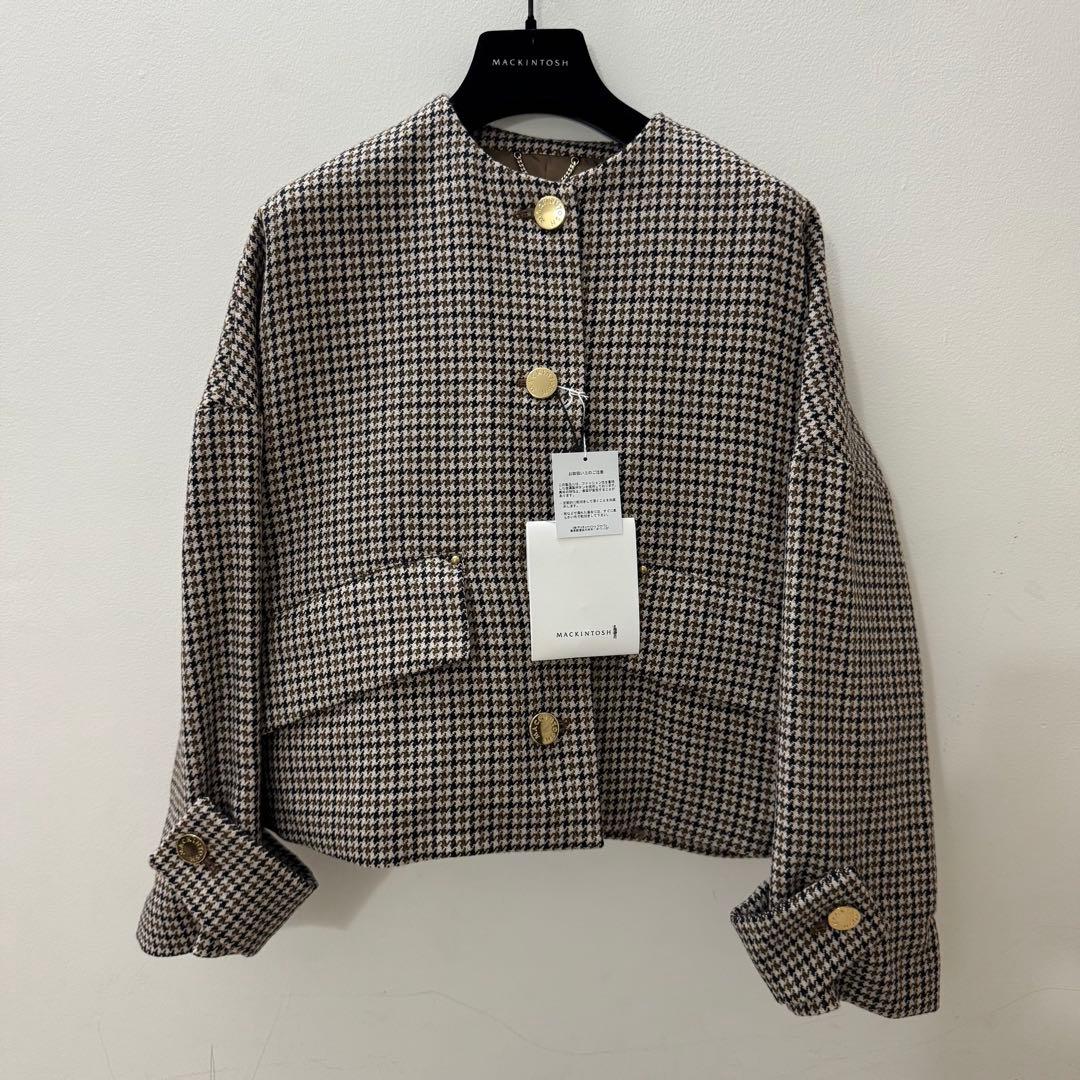 【新品未使用】マッキントッシュ HUMBIE ノーカラージャケットS〜Mサイズ