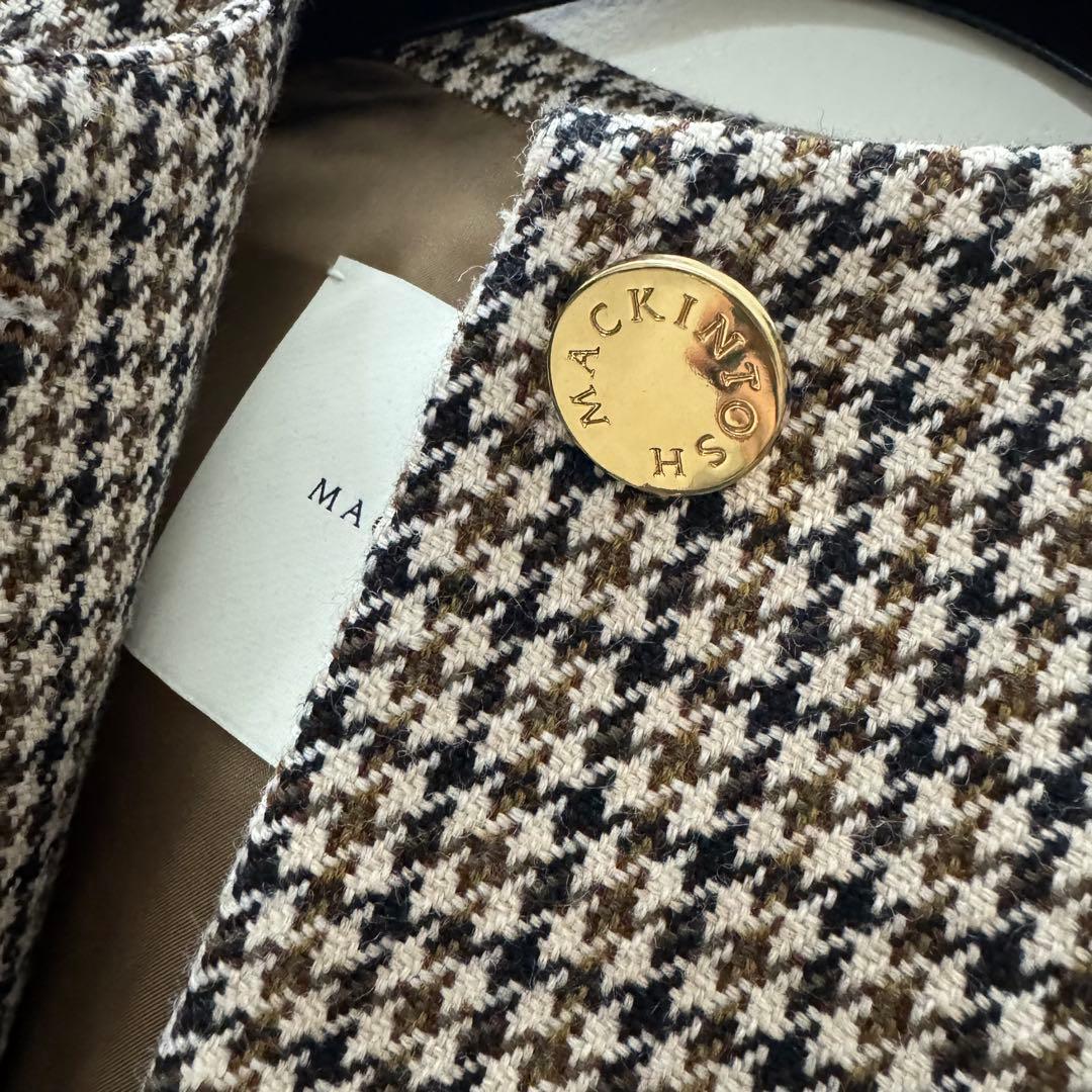 【新品未使用】マッキントッシュ HUMBIE ノーカラージャケットS〜Mサイズ