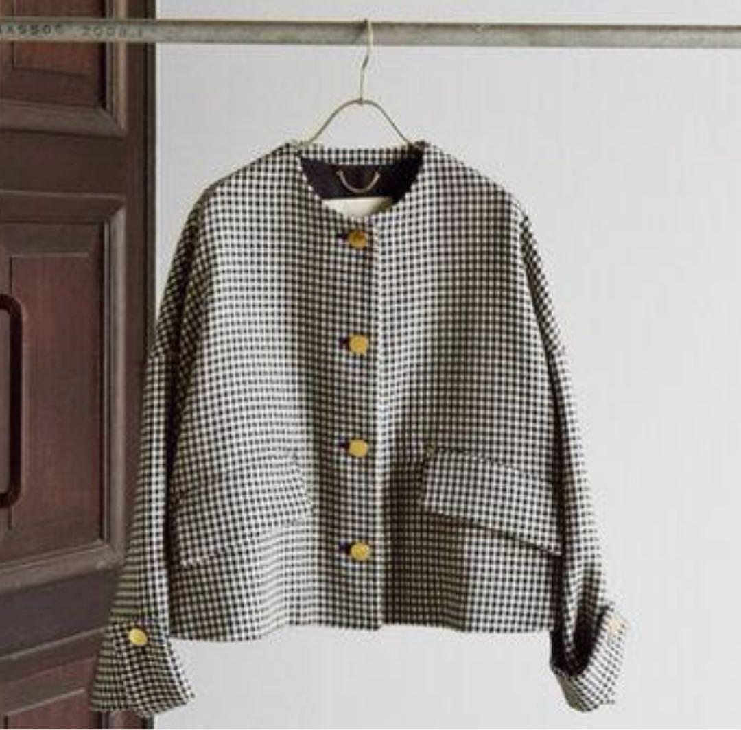 【新品未使用】マッキントッシュ HUMBIE ノーカラージャケットS〜Mサイズ