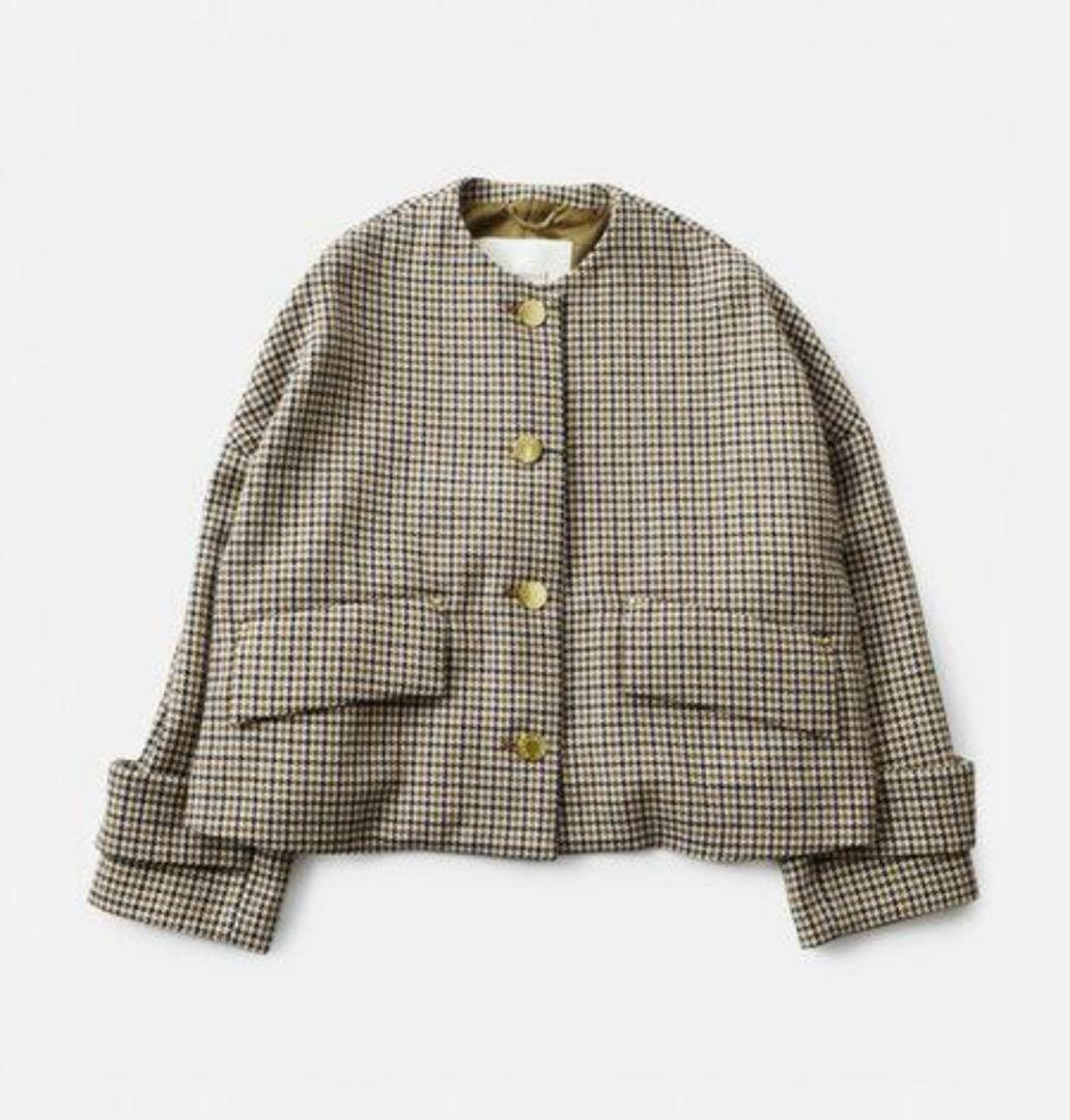 【新品未使用】マッキントッシュ HUMBIE ノーカラージャケットS〜Mサイズ