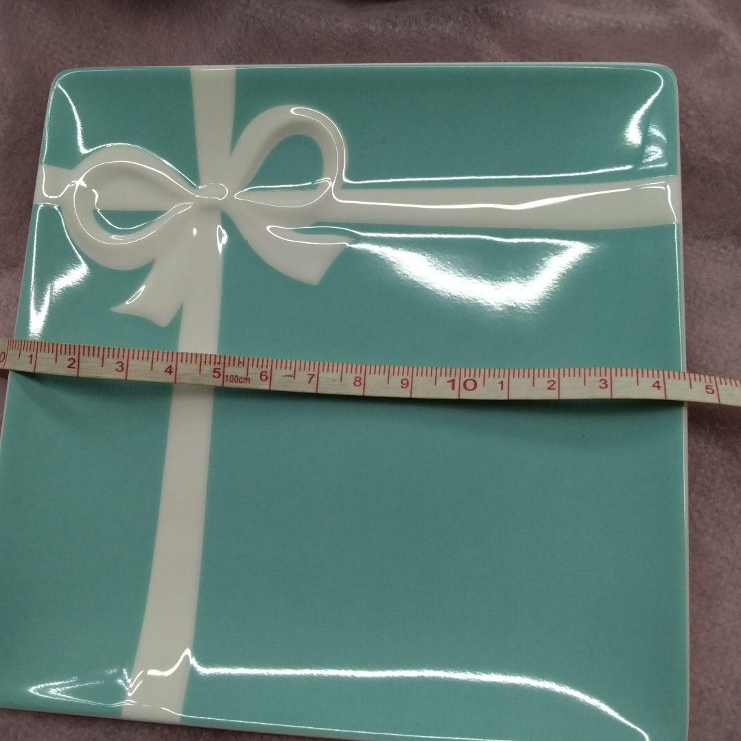 新品未使用品　ティファニー ブルーリボン デザートプレート