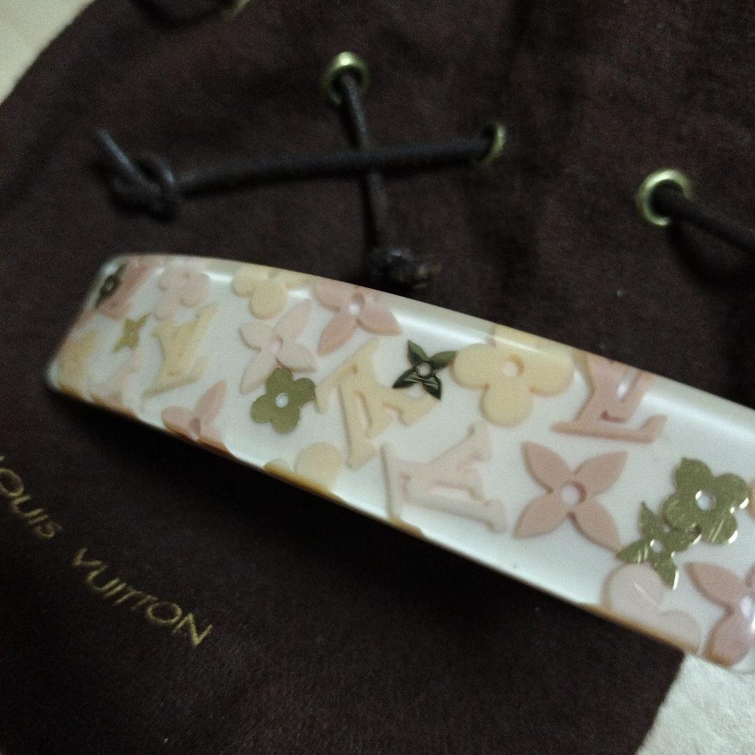 ルイヴィトン バレッタ 　ピンク 　モノグラム美品