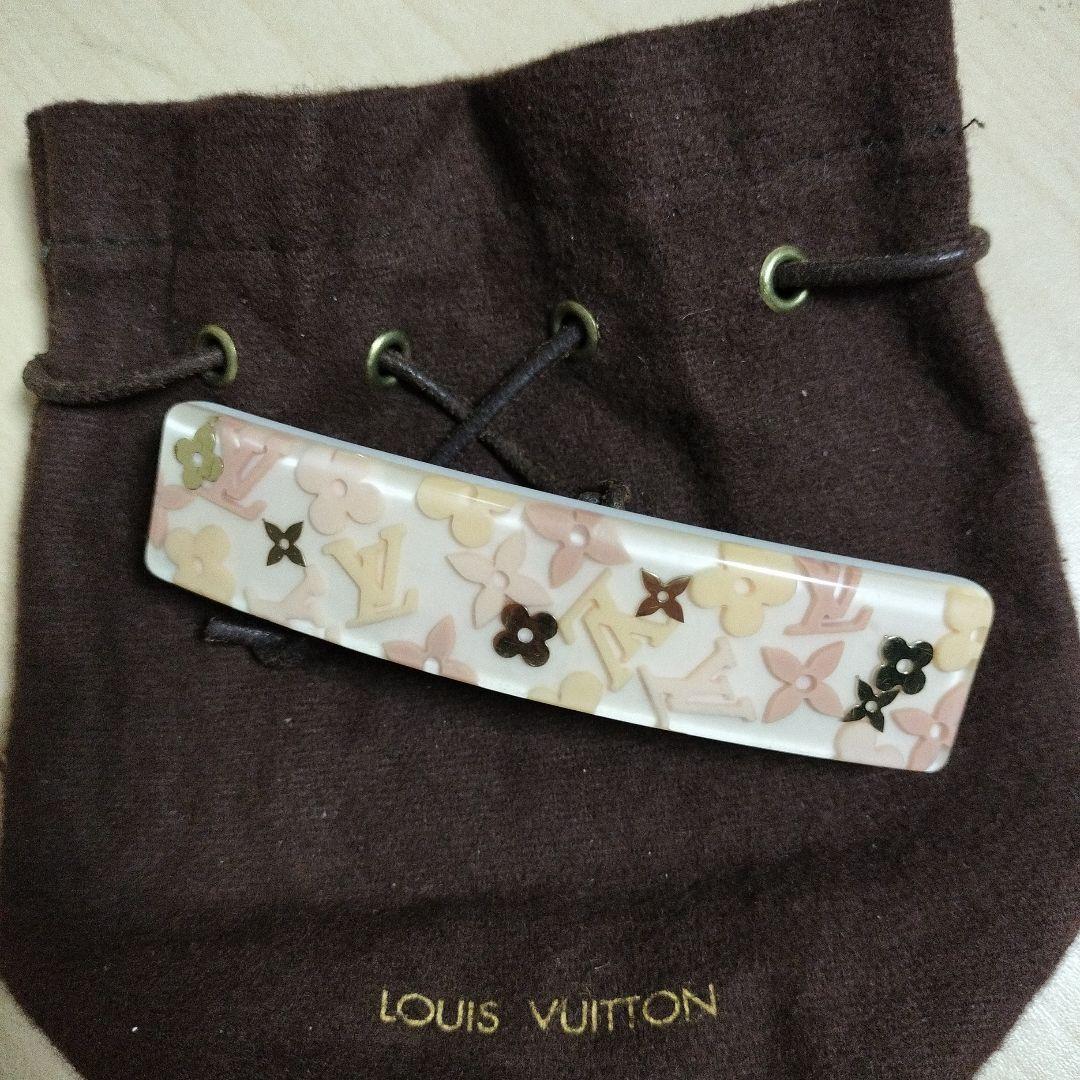 ルイヴィトン バレッタ 　ピンク 　モノグラム美品