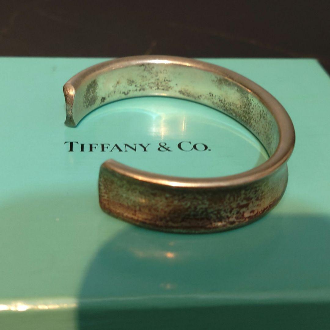 VMPD7-318-2 Tiffany & Co. バングル シルバー 箱付き