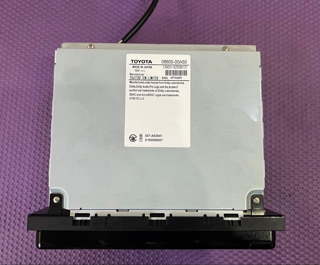 トヨタ純正ナビ NSZT-W66T 2017年春版 ハイエース