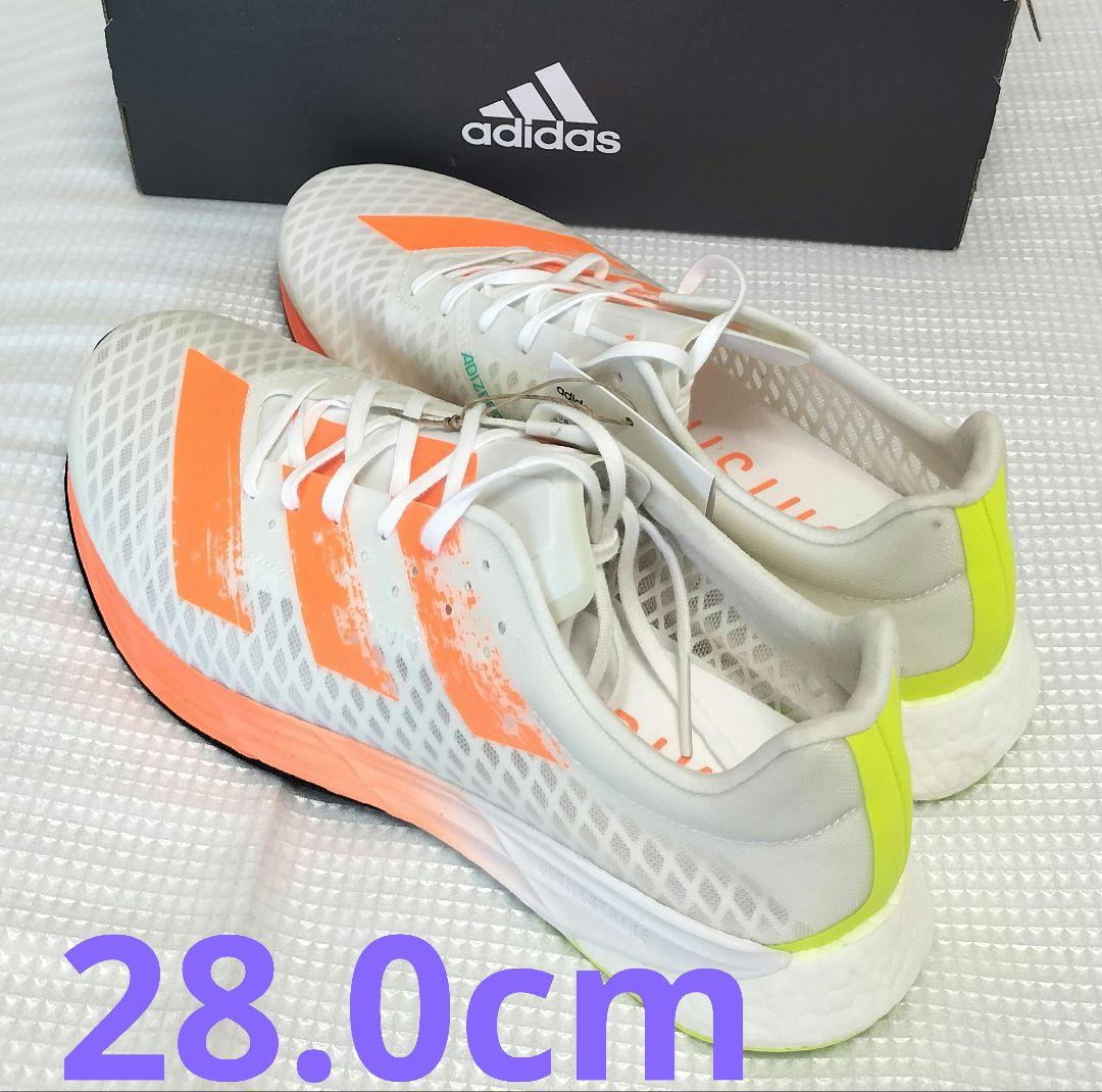 アディダス ADIZERO SL ランニングシューズ オレンジ 28.0cm