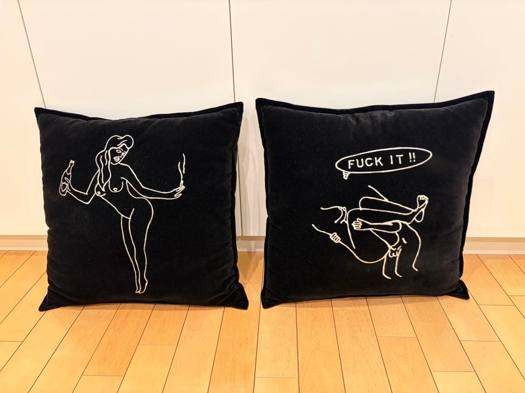 【激レア・完売品】WACKOMARIA ワコマリア クッション 2個セットお得