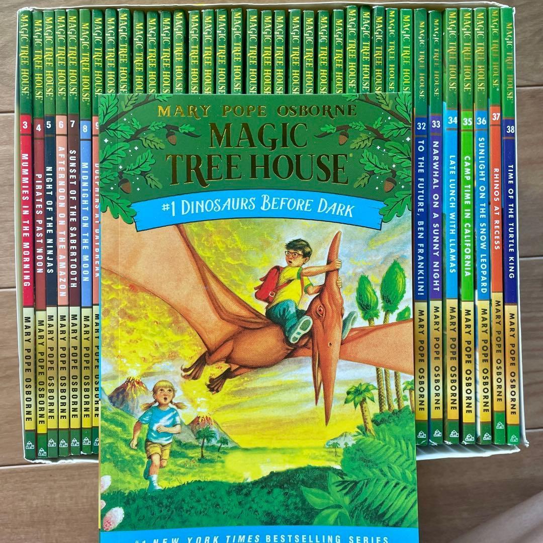 新品 Magic Tree Houseシリーズ 1-2英語絵本 65冊セット