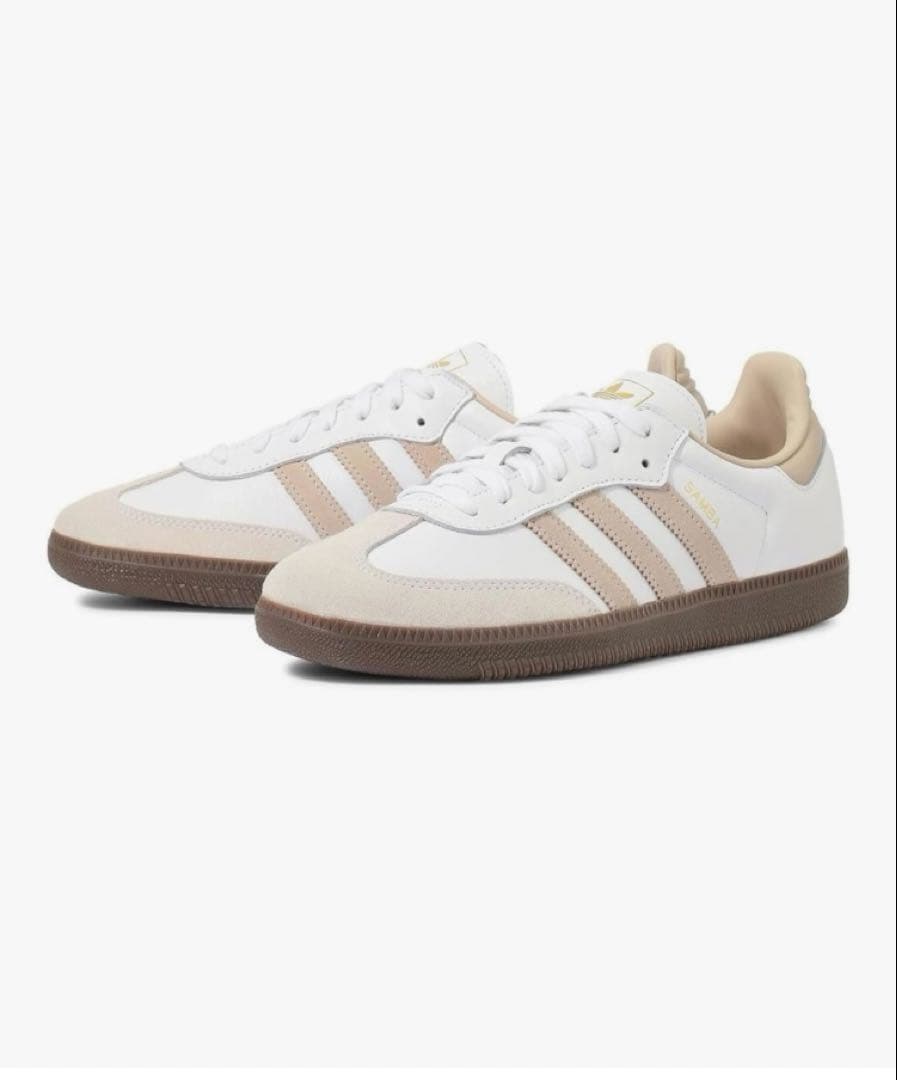 購入したばかり。adidas Samba OG スニーカー ホワイト/ベージュ