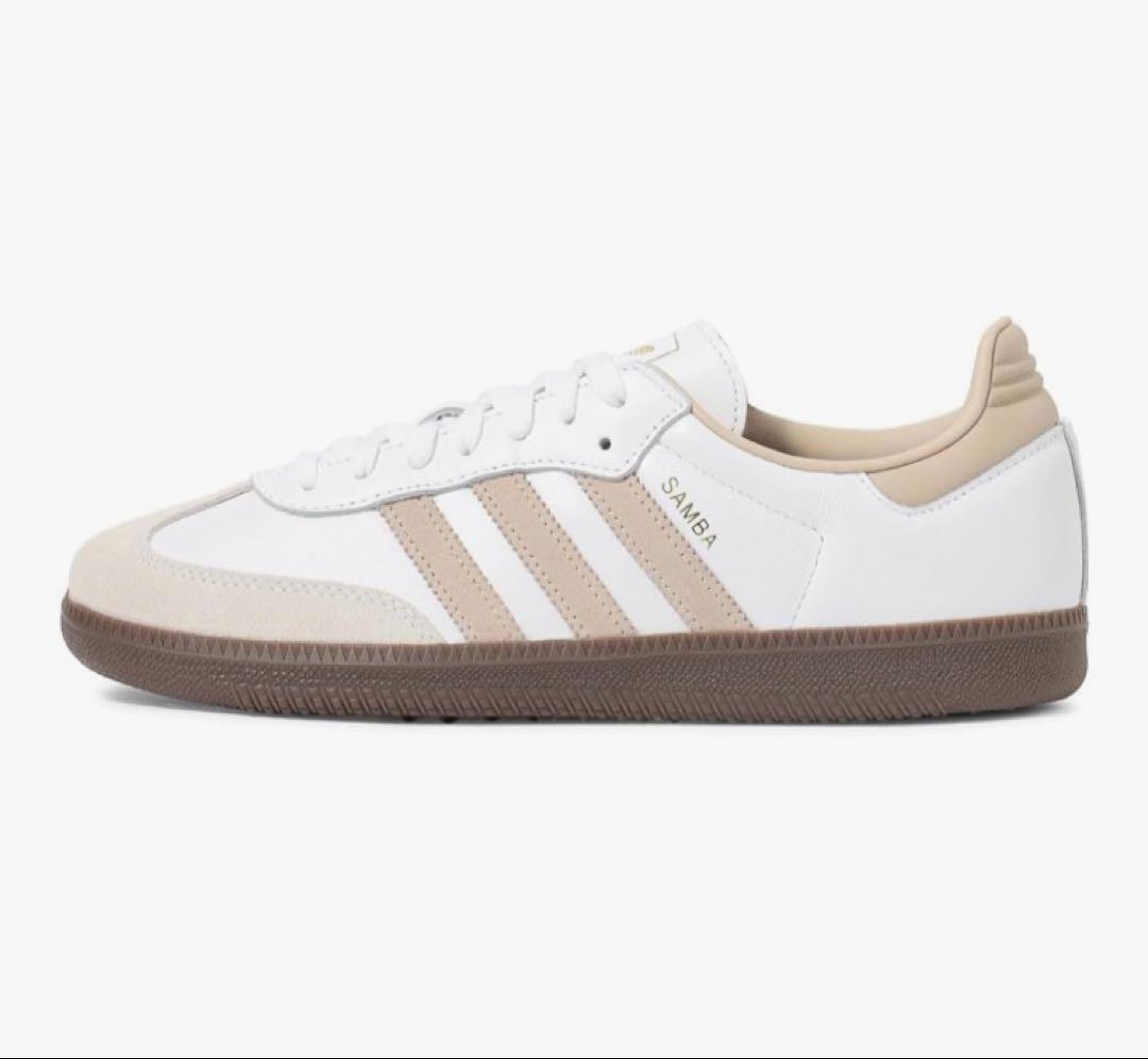 購入したばかり。adidas Samba OG スニーカー ホワイト/ベージュ