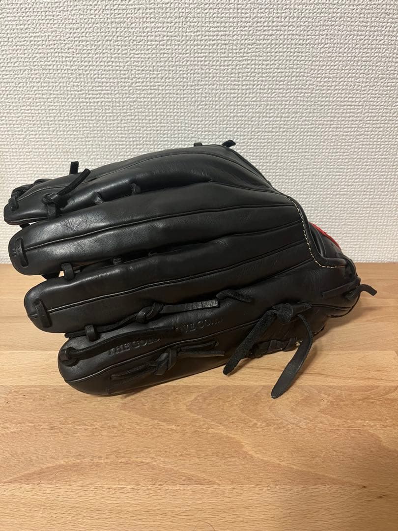 【にゃん】Rawlings 軟式グローブ 黒