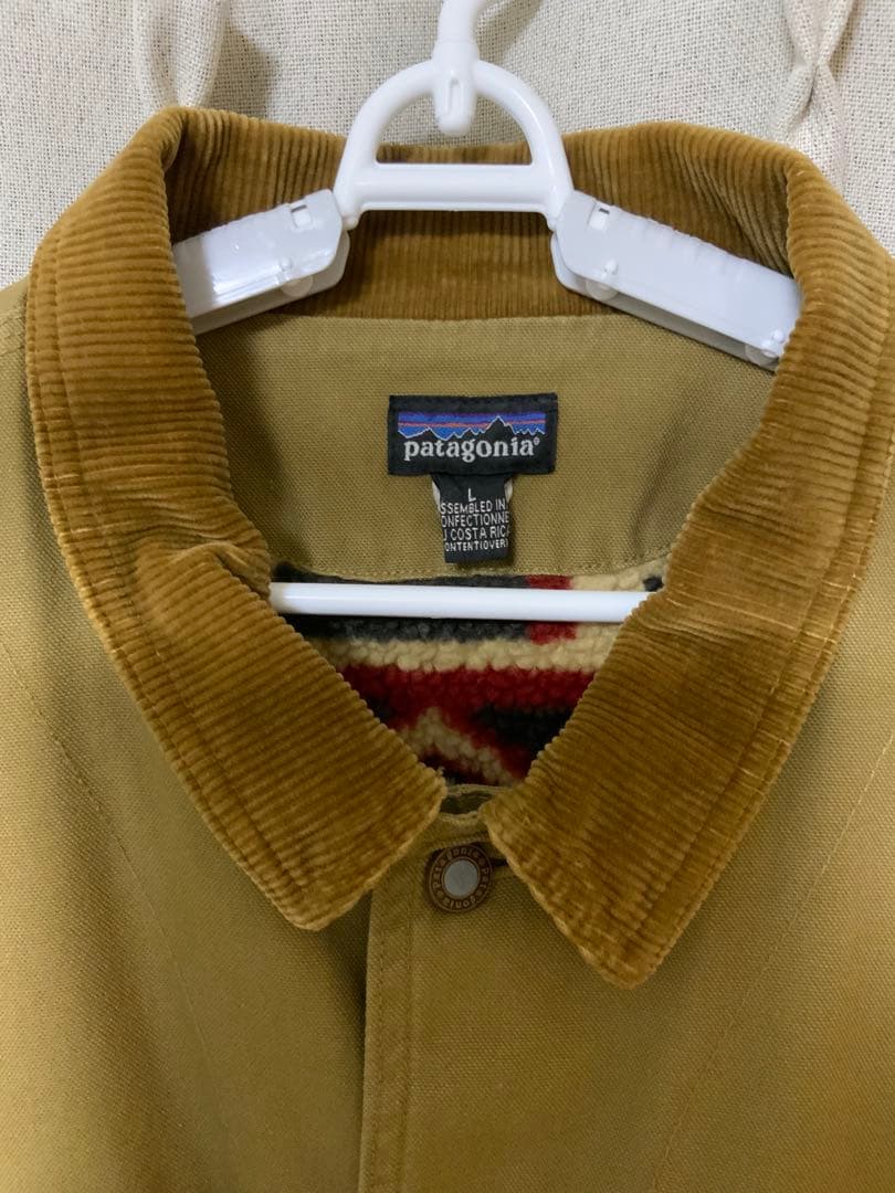 【希少】90’s Patagonia ヌエボレンジコート幾何学柄コスタリカ製　L