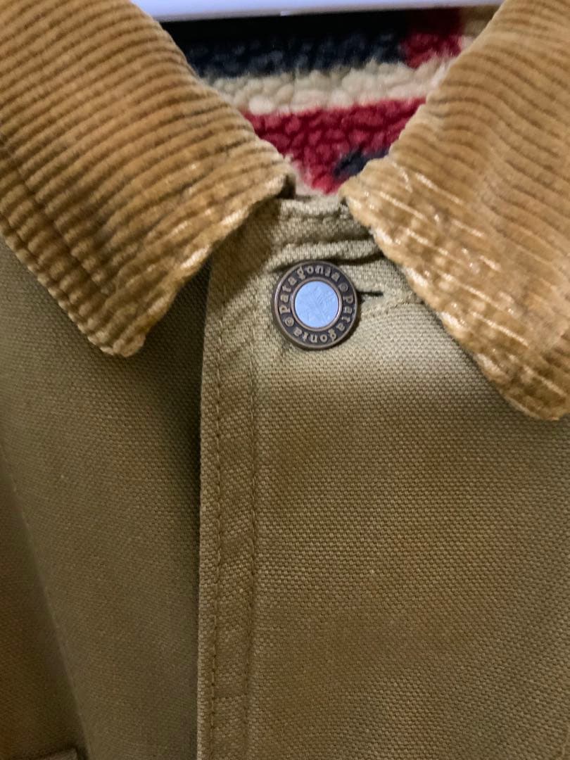 【希少】90’s Patagonia ヌエボレンジコート幾何学柄コスタリカ製　L