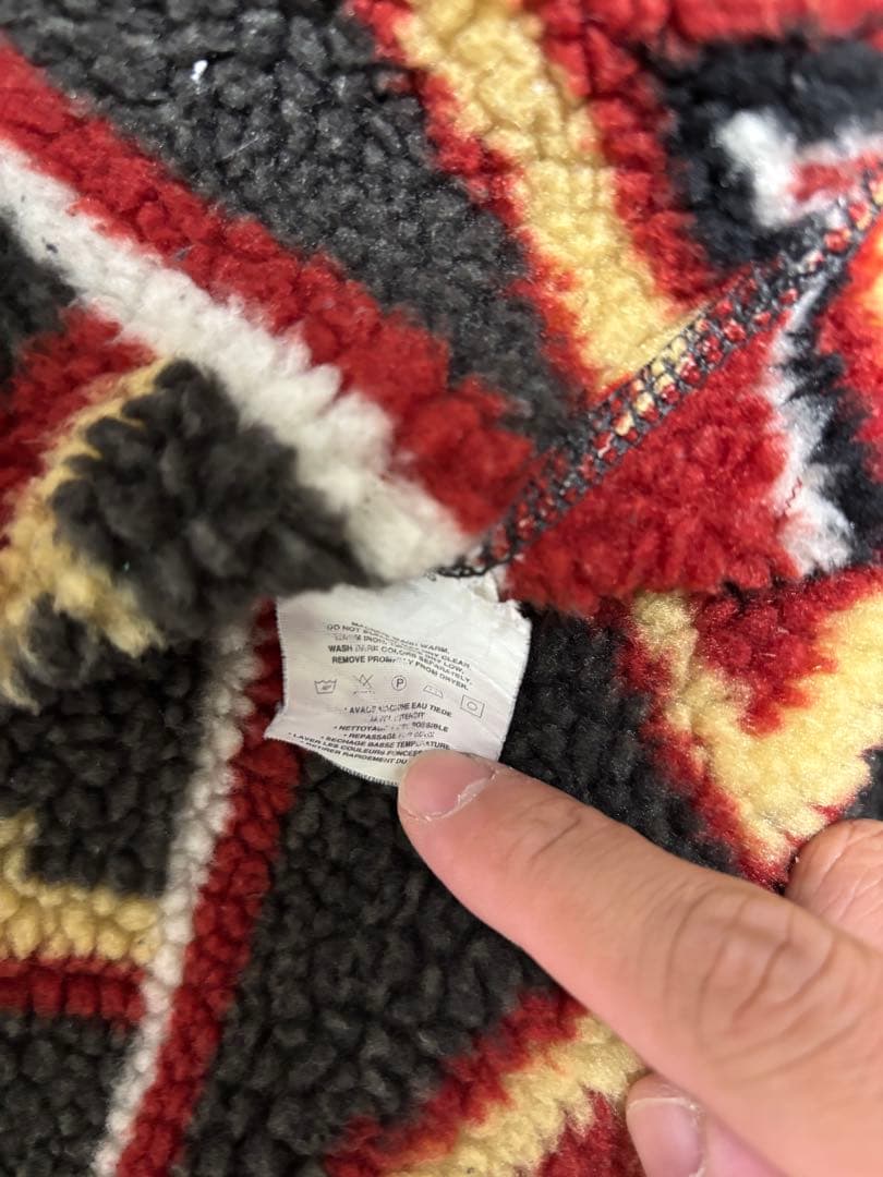 【希少】90’s Patagonia ヌエボレンジコート幾何学柄コスタリカ製　L