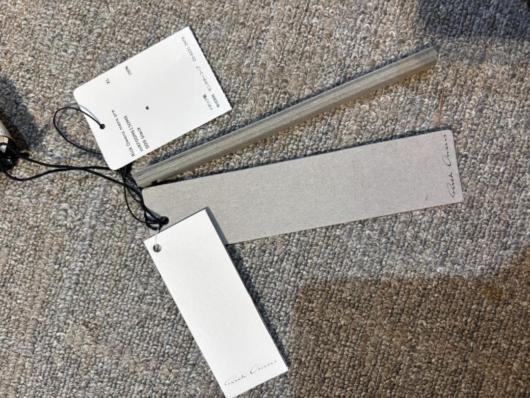 リックオウエンス　BASIC RIB TANK 09 BLACK XL