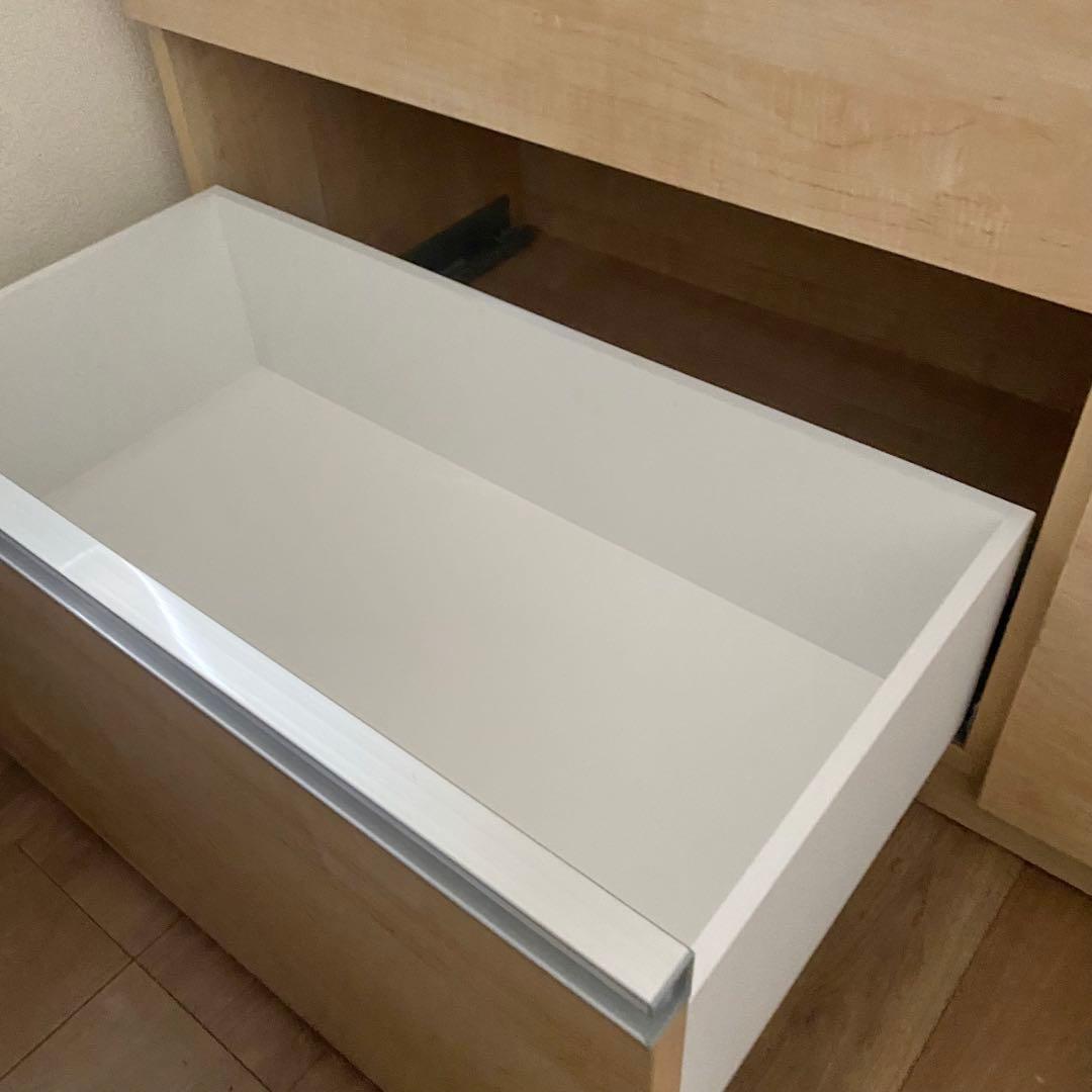 大川家具 キッチン 収納 カウンター 食器棚 カップボード レンジ台 120cm