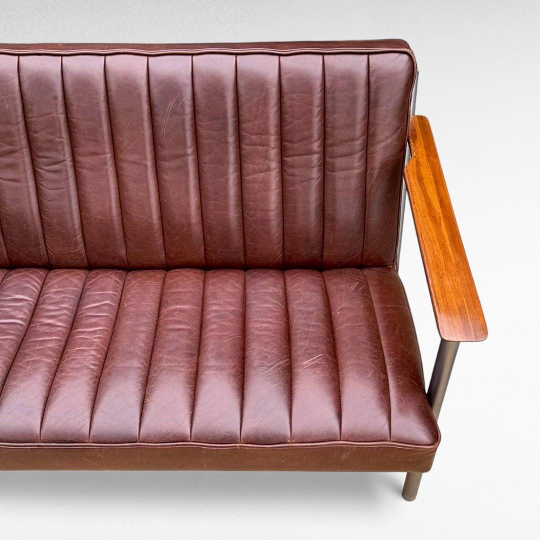 廃盤クラッシュゲート tabu Leather Works DINER ソファ