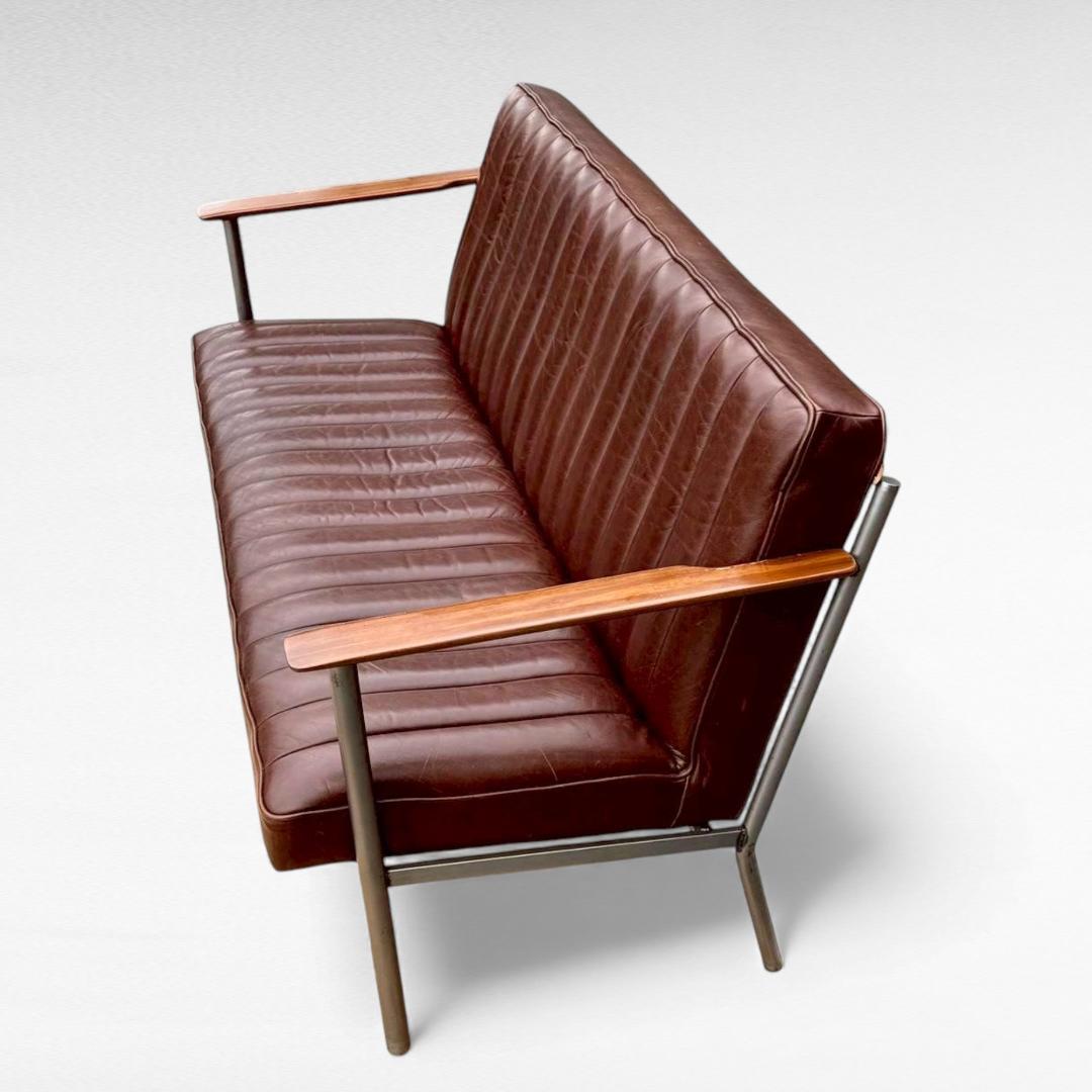 廃盤クラッシュゲート tabu Leather Works DINER ソファ