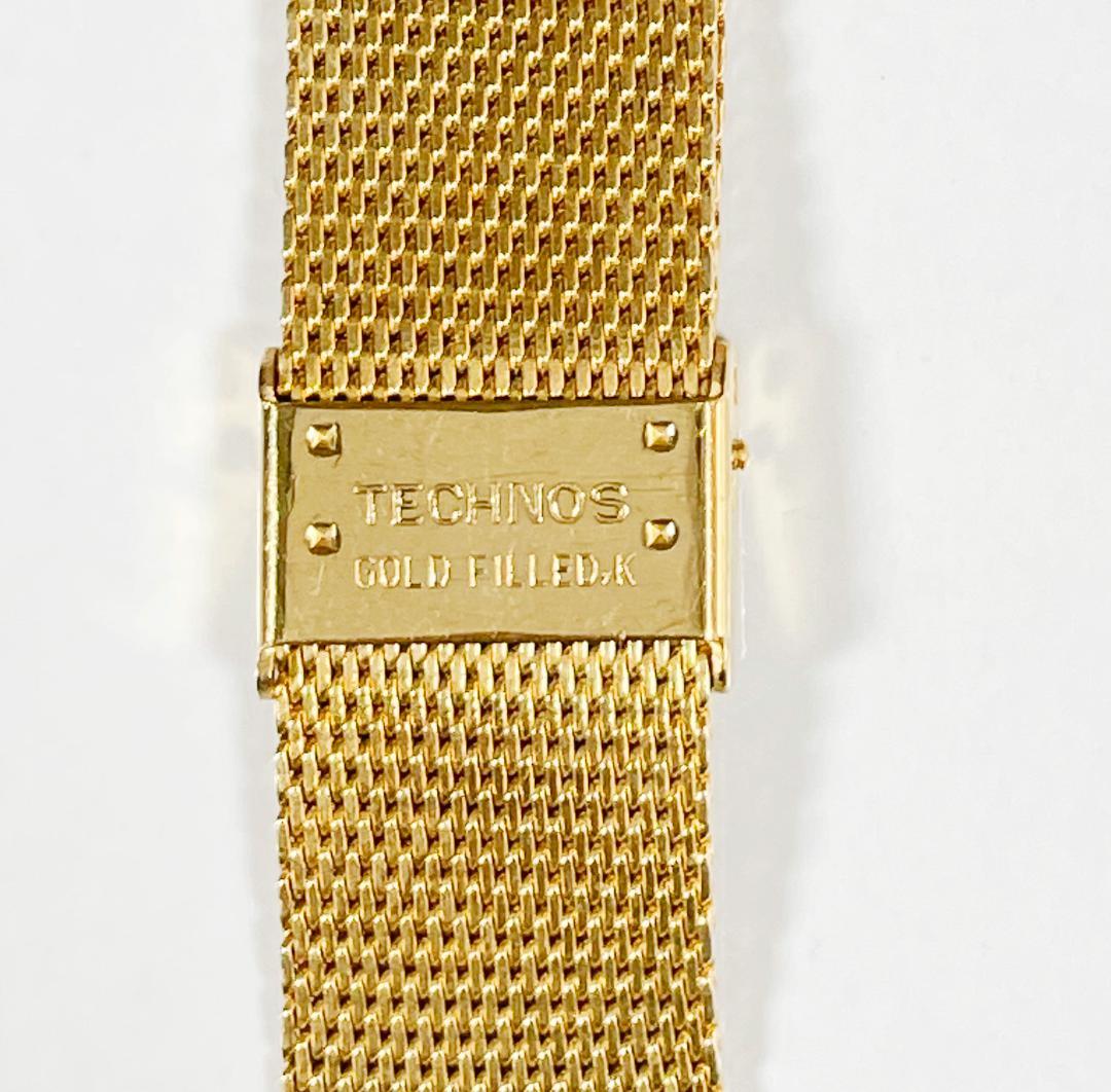 デッドストック品 70s テクノス スカイライト用 ゴールド 金張り純正バンド