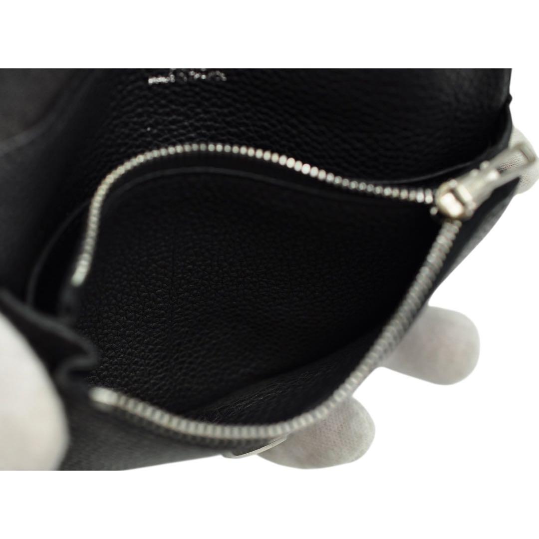 HERMES ドゴン コンパクト ブラック 二つ折り財布 □H刻印